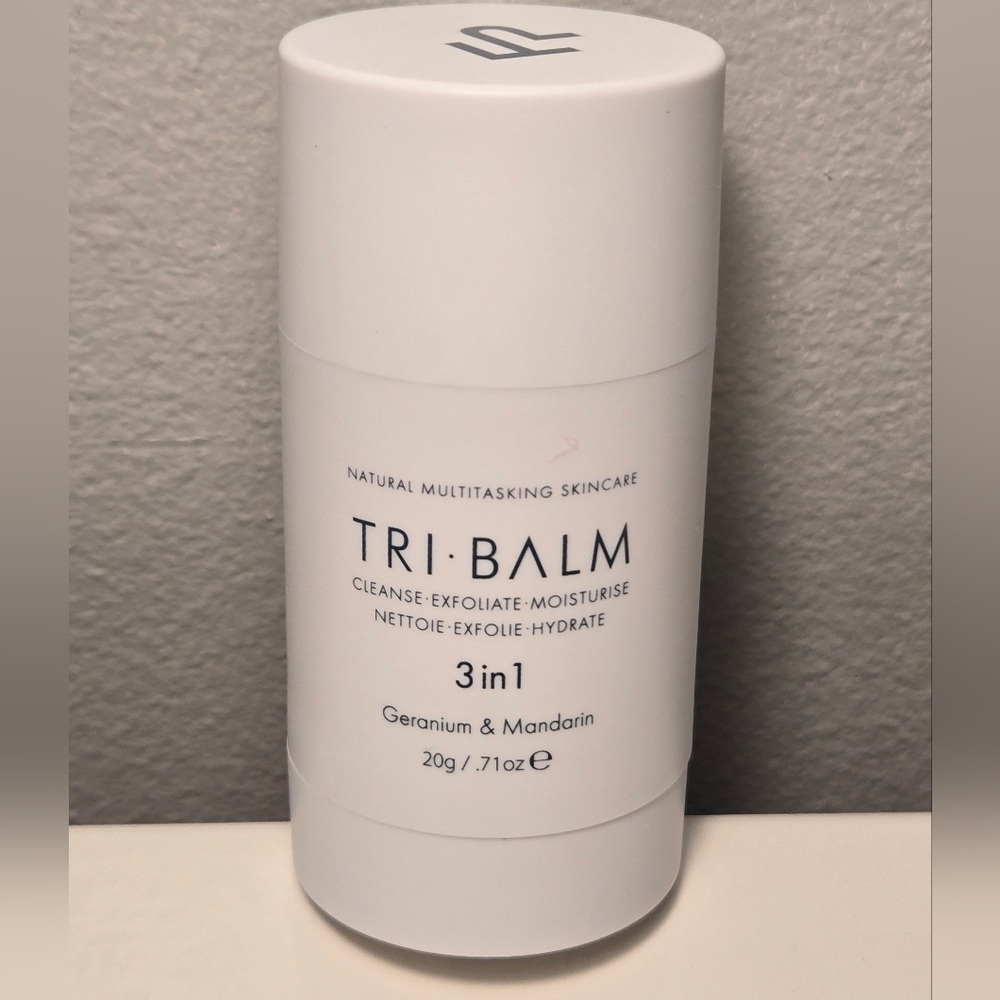 NEW Formulae Prescott Tri Balm 3 In 1 Cleanse Exfoliate Moisturize .71 Oz.